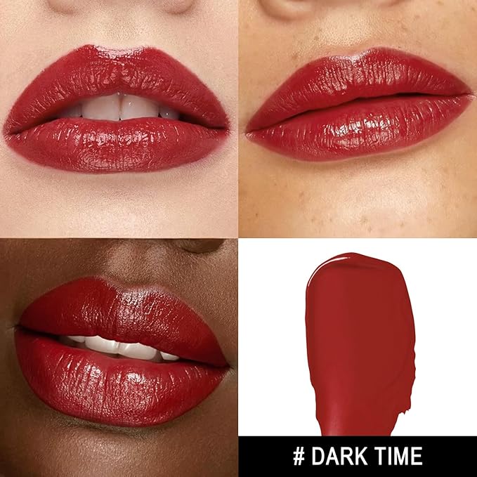 MAKI YIKA Moisture Dark Red Lipstick for Women Hydrate Tinted Lip Balm