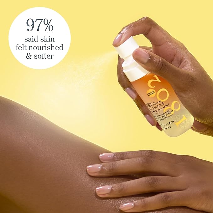 Beekman 1802 Milk Shake Body Mist, Honey & Orange Blossom, 4.7 fl oz