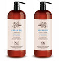 Soapbox Argan Oil & Vanilla Shampoo & Conditioner Set, Leaves Hair Smooth & Controls Frizz - Clean Ingredients Free of Harsh Chemicals, Sulfates, Parabens & Silicones - 1 Liter Each