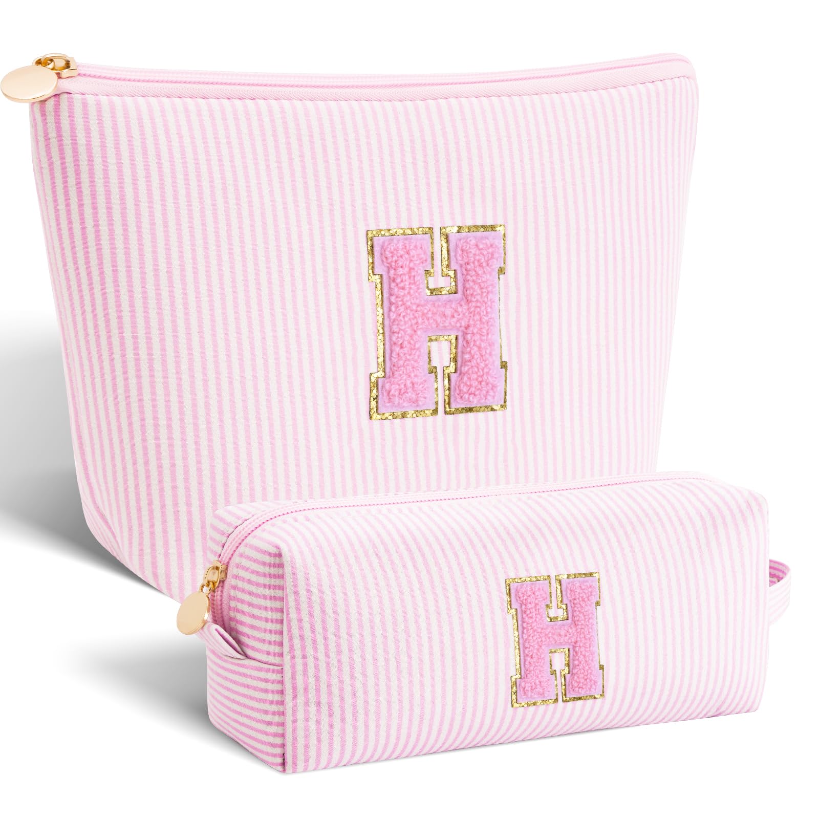 Btffitting Gifts for Teen Girls Women - Birthday Gifts for 10 11 12 13 14 15 16 17 18 Years Old Girl,Makeup Bag Cosmetic Bag,Teacher Gift Trendy Stuff Toiletry Bag - Pink,H
