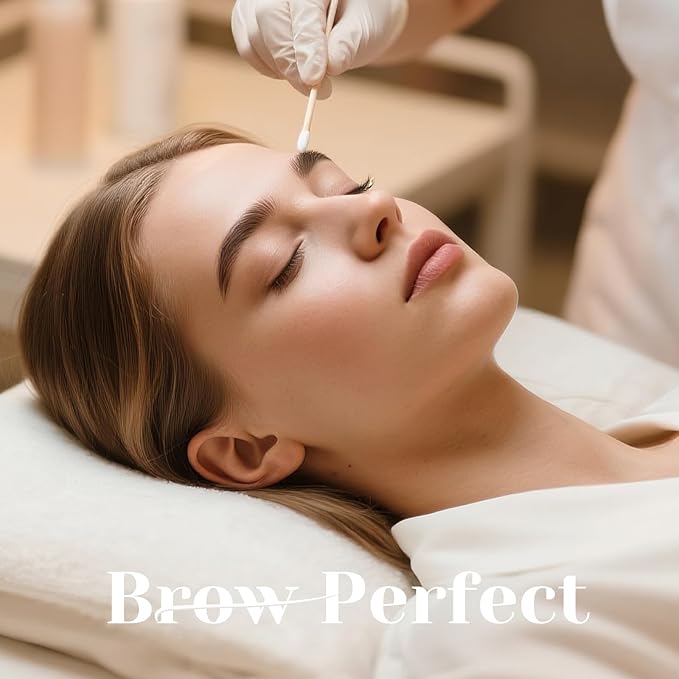 PERMANIA Brow Lamination Kit, Tube Design Instant Perm for Fuller & Thicker Eyebrows Salon Result lasts 4 weeks (with Liquid Glue)