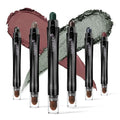LUXAZA 6PCS Green Eyeshadow Stick Makeup Sets, Crease-Proof Cream Shadow Pen,Metallic And Matte Shimmer Eye Shadow Pencil Crayon, A03-Smoky Green