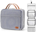 Bosidu Hanging Travel Toiletry Bag, Large Capacity Cosmetic Travel Toiletry Organizer for Women with 4 Compartments & 1 Sturdy Hook, Perfect for Daily Use/Valentines' Day