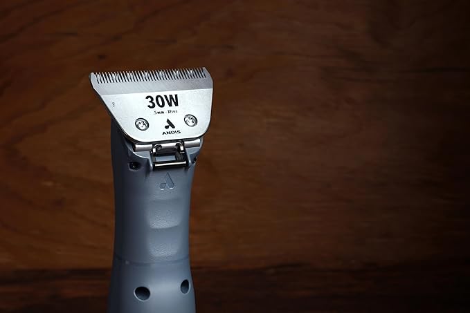 Andis 561462 ceramicEDGE Wide Blade, #30W XFine Cut, Stainless Steel