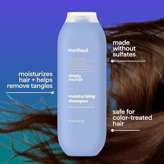 method Moisturizing Shampoo, Simply Nourish, 14 fl oz