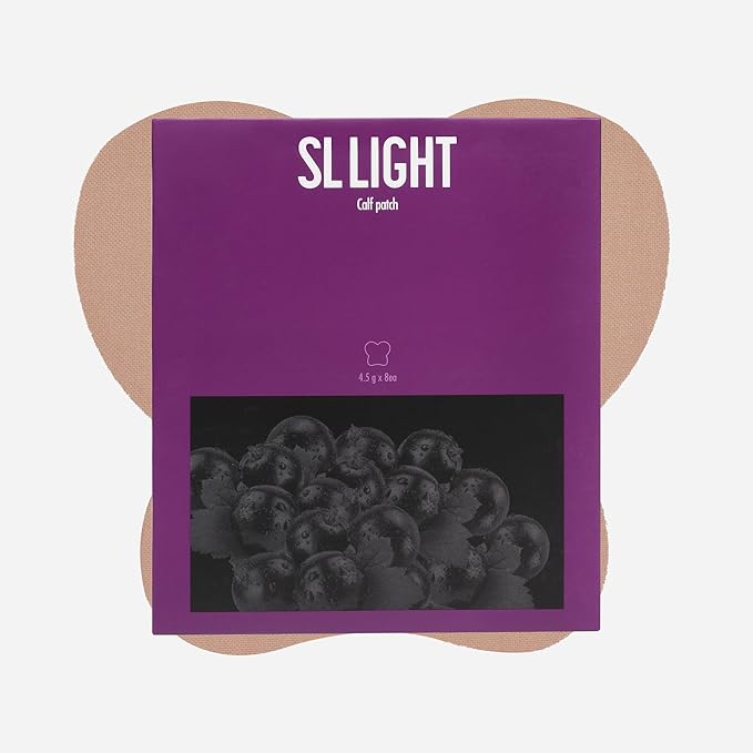 SLLIGHT Calf Care Patch | Aromatherapy Patch for Tired Legs & Calf Swelling | Soothing & Refreshing Leg Care at Home | Gentle on Sensitive Skin | Natural Plant Extracts | 1 Box 8 Patches