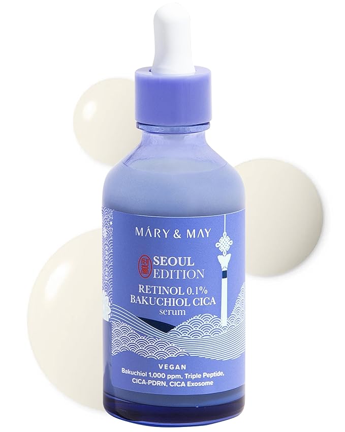 Mary&May Retinol 0.1% Bakuchiol Cica Serum, 2.7 fl oz