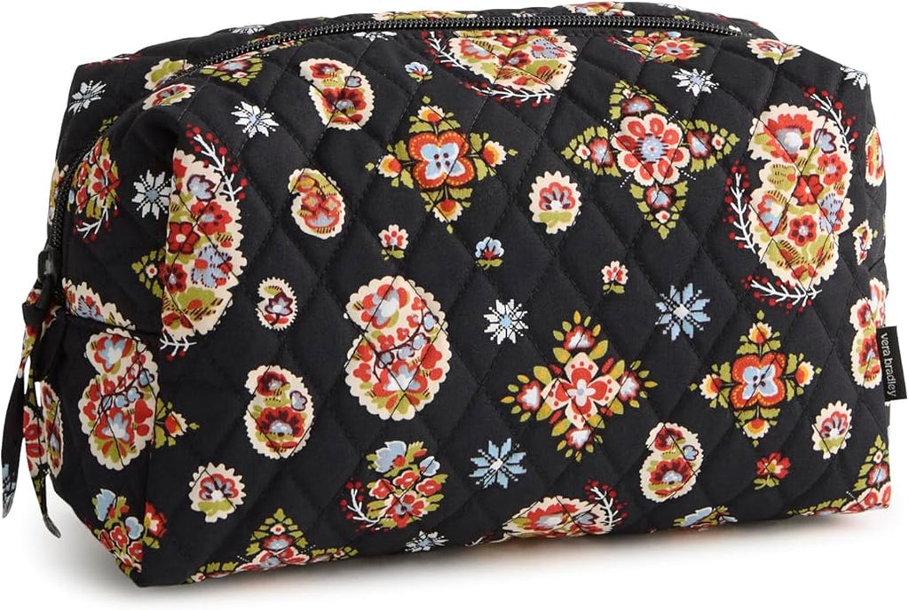 Premium Cotton Large Cosmetic Makeup Bag, North Star Sky, One Size