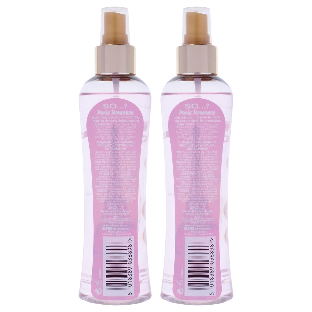 Paris Romance Body Mist by So…? for Women - 6.9 oz Body Mist - Pack of 2
