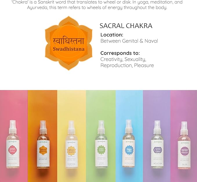 Aromafume Orange & Jasmine Chakra Air Freshener Spray 100ml