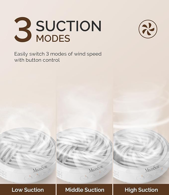 MelodySusie Cordless Nail Dust Collector SProR for Mobile Techs Gel Removal