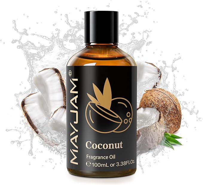 MAYJAM Coconut Fragrance Oil for Diffusers, 3.38FL.OZ
