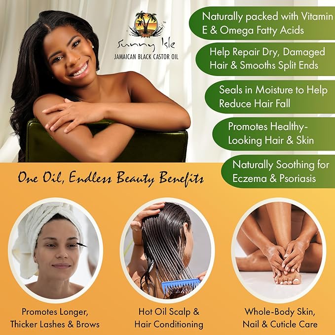Sunny Isle Extra Dark Jamaican Black Castor Oil 2oz | Richer Thicker JBCO