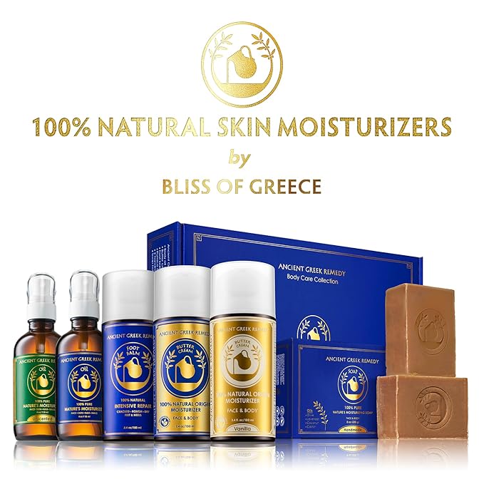 Organic Face Moisturizer for Dry Skin, Hydrating Facial & Body Butter Cream