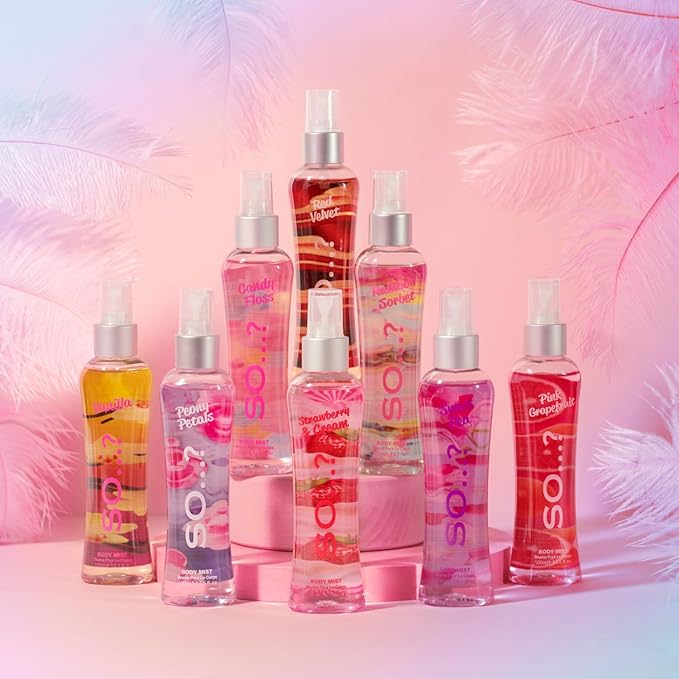 Vanilla Milkshake Body Mist by So...? - Vanilla Perfume with Peach, Plum, Rose Notes - Ideal Gifts for Women - Long-Lasting Perfume for Women - 3.5 oz