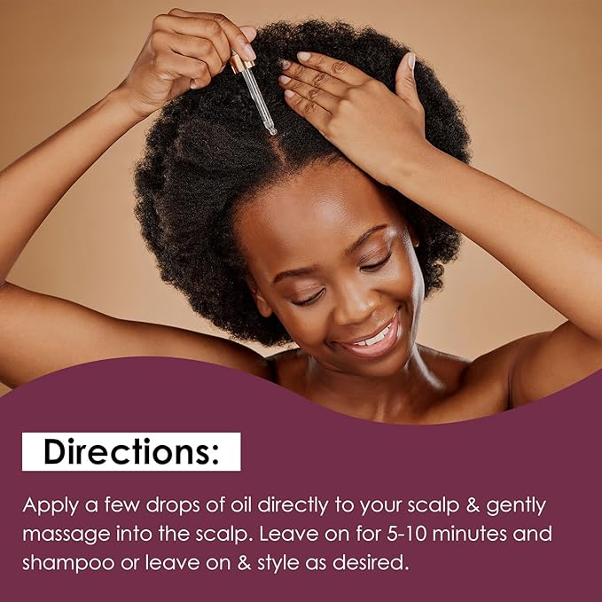 Seddy Itchy Scalp Relief Hair Oil with Tea Tree & Peppermint Oil