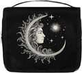 YoYoYuchong Travel Toiletry Bag for Women & Men Ethnic Moon Sun Hanging Cosmetic Organizer Portable Waterproof Makeup Case Make Up Bag with Compartments Travel Essentials for Bathroom Shower