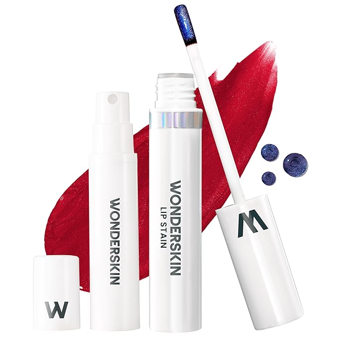 Wonderskin Lip Stain Kit – Long Lasting, Waterproof, Lip Tint Peel Off