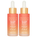 Pacifica Vitamin C Face Serum - Glow Baby Booster Facial Serum 2-PACk - Glycolic Acid - Dark Spot Corrector Anti Aging Brightening - Dermatologist Tested, Fragrance Free Clean Skin Care