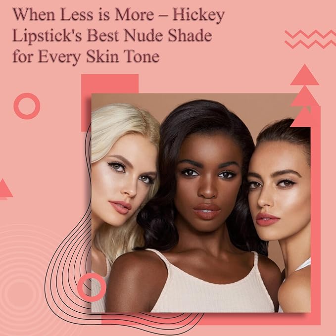 Hickey Lipstick Refill - Birthday Suit (Best Nude) - Hydrating Formula with Jojoba Oil, Long Lasting Velvet Finish Formula - Vegan & Gluten-Free