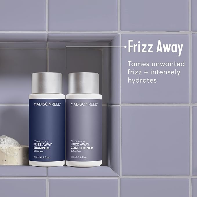 Madison Reed ColorSolve Frizz Away Conditioner – Sulfate-Free Anti-Frizz Conditioner for Curly, Wavy & Coily Color-Treated Hair, Controls Humidity & Smooths Frizz, 8 Fl Oz