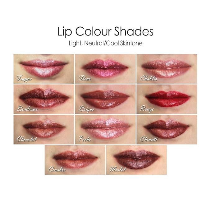 Natural Hydrating Lipstick, Long-Wearing Rich Lip Color - Bordeaux