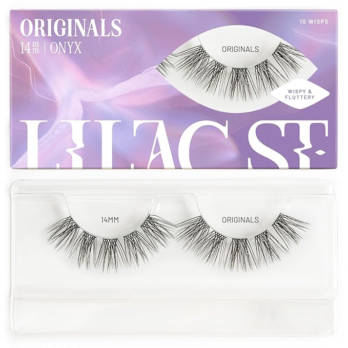 Lilac St - Originals Natural Faux Eyelash Clusters (14mm) - Soft, Natural Look - DIY Lash Extension Wisps - Lightweight & Lifelike - Lasts 10 Days - Cruelty Free, Vegan, Women Founded - 10 Lashes.