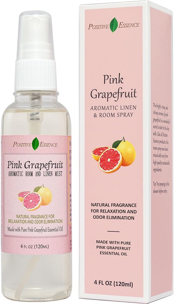 Pink Grapefruit Linen and Room Spray, Citrus Home Fragrance, 4 fl oz