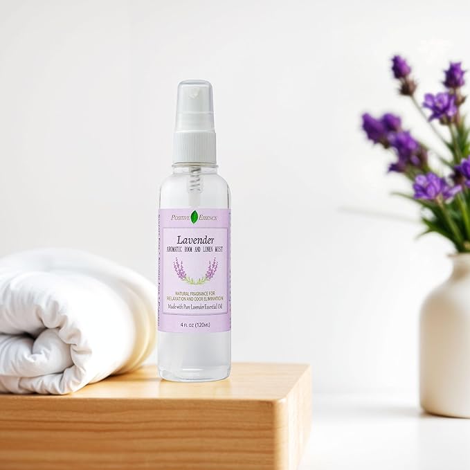 Lavender Room & Pillow Spray with Essential Oil, Linen Mist, 4.05 fl oz