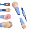 Alleyoop 4-in-1 Makeup Brush, Overachiever Travel Makeup Brush Set