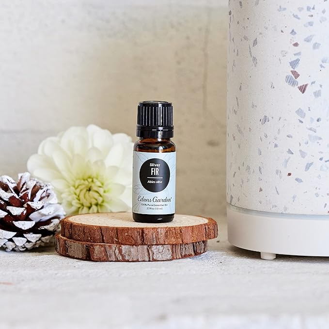 Edens Garden Fir- Silver Essential Oil, 100% Pure Therapeutic Grade (Undiluted Natural/Homeopathic Aromatherapy Scented Essential Oil Singles) 10 ml