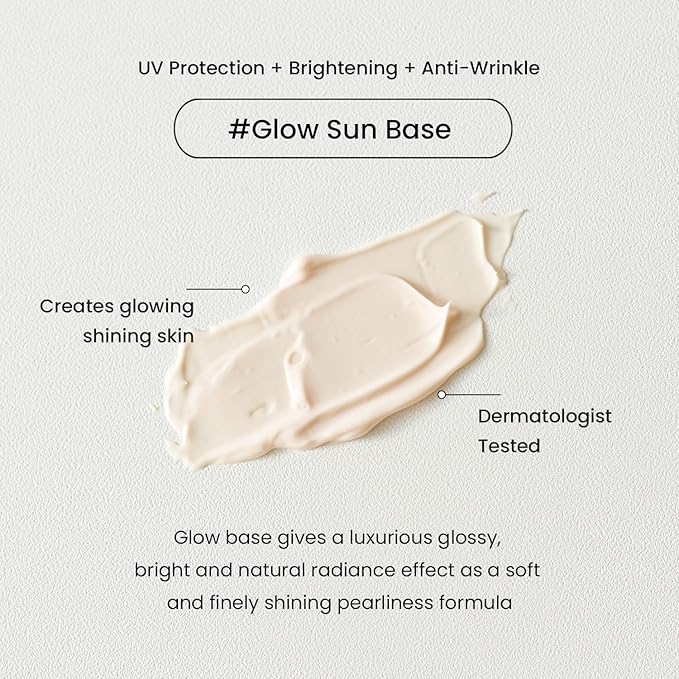 HEIMISH Artless Glow Base Korean Foundation Primer for Face with SPF 50+ PA++++, Makeup Base, Highlighter, Lightweight, Non-greasy, Hydrating, Glow Finish, Korean Skincare Beauty, 1.35 fl oz 40ml