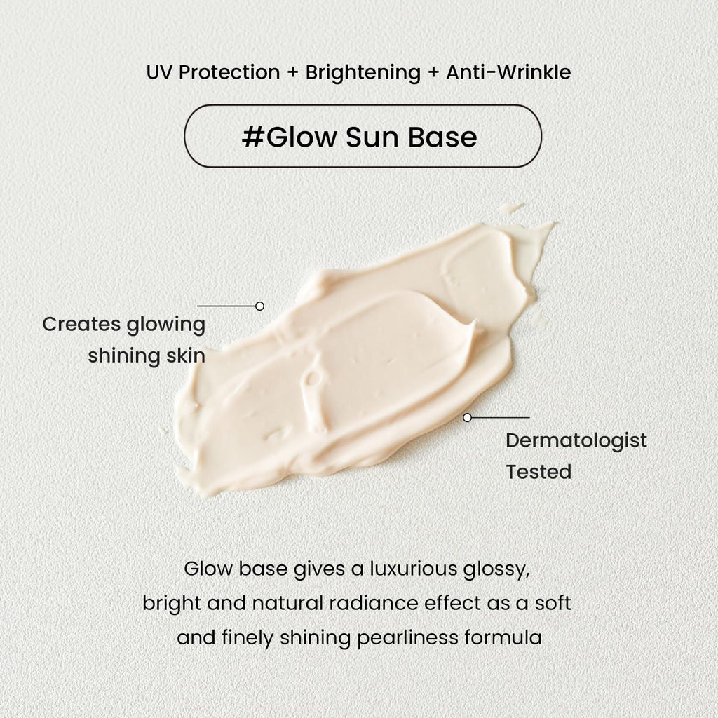 HEIMISH Artless Glow Base Korean Foundation Primer for Face with SPF 50+ PA++++, Makeup Base, Highlighter, Lightweight, Non-greasy, Hydrating, Glow Finish, Korean Skincare Beauty, 1.35 fl oz 40ml