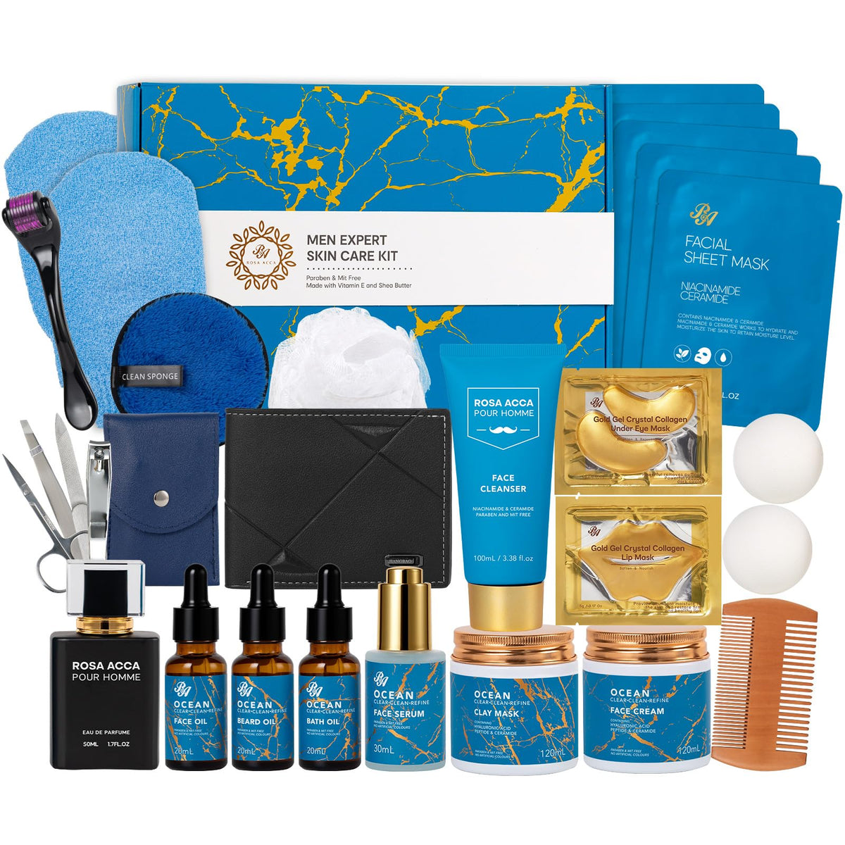 Gifts for Women & Men, 30Pcs Birthday Gift for Women, Face Skin Care Set