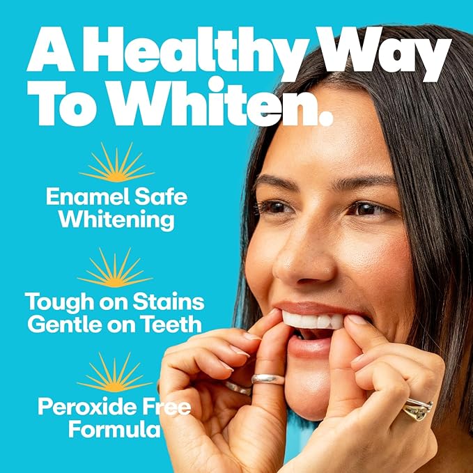 Lumineux Teeth Whitening Strips, Peroxide Free, 35 Treatments (6 Months)