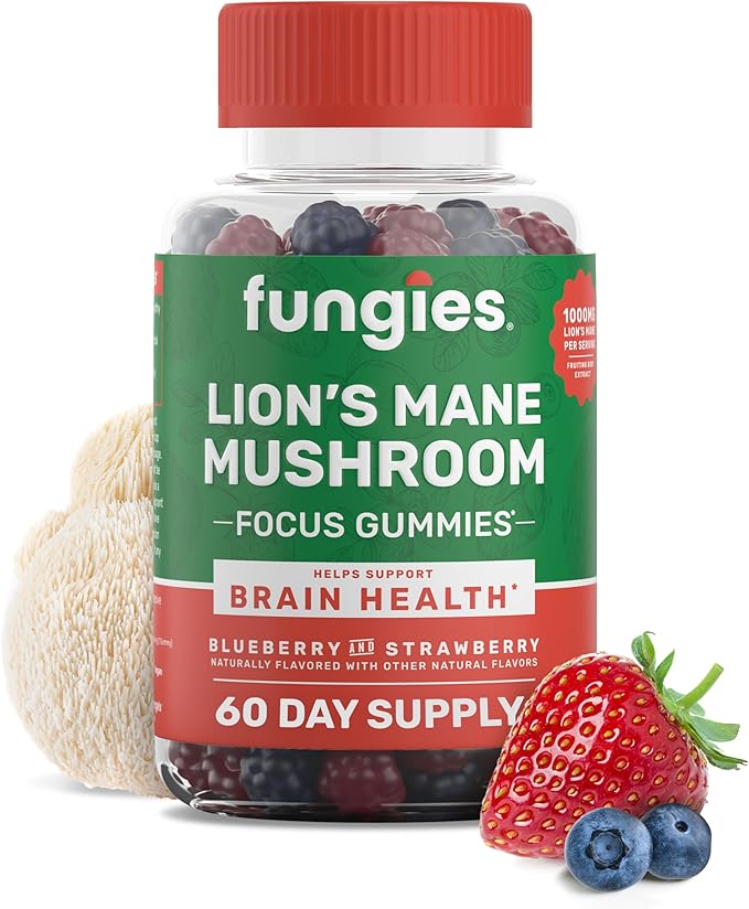 Fungies Lion's Mane Extract Mushroom Gummies | 60 Count