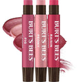 Burt's Bees Lip Shimmer Nude Collection, Tinted Lip Balm Stick, Moisturizing for All Day Hydration with Natural Glowy Pigmented Finish & Buildable Color, 3 Warm Shades, Value Pack, 0.09 oz., Three Tubes