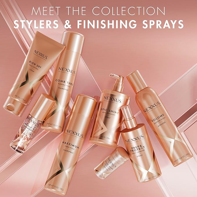 Nexxus Styling Hair Care Hair Oil Repair & Nourish Ultra Lightweight Hair Oil, Powered by STYLEPROTECT Technology 4 oz