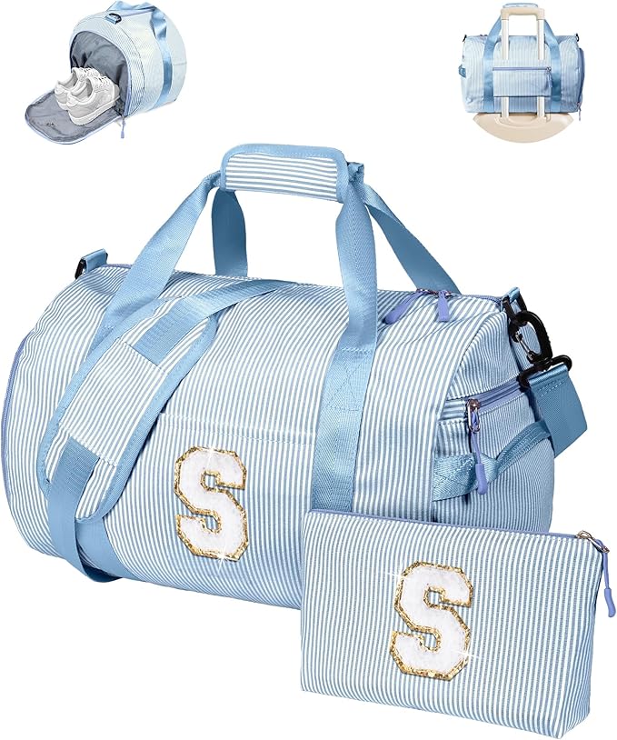 Vogewood Gift for Cheerleader Girl, Girls Travel Duffle Bag, Kids Gym Bag