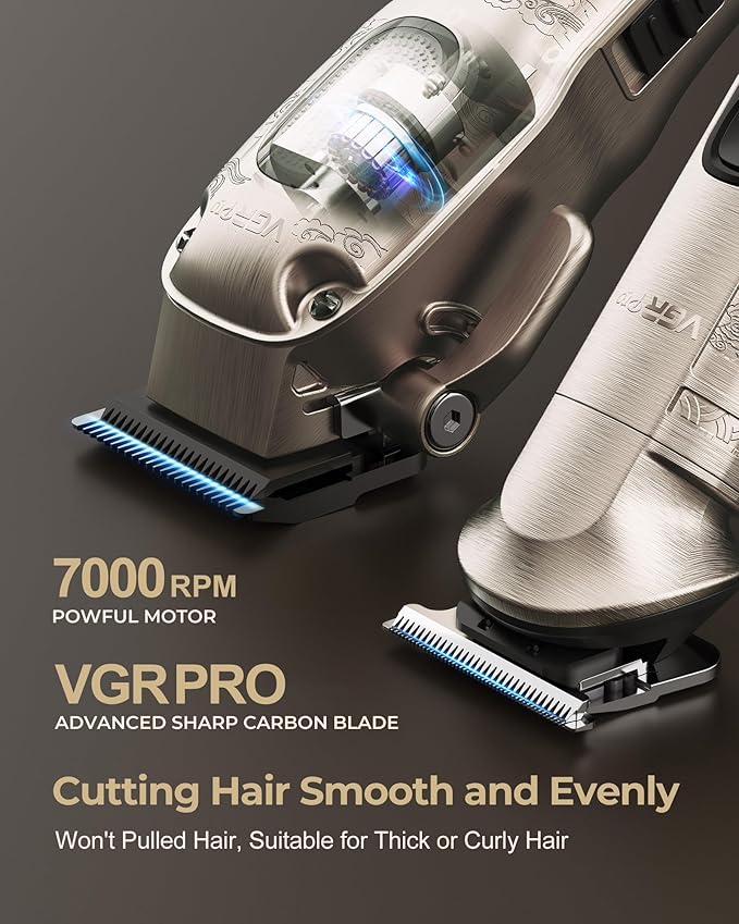 VGRPRO Hair Clippers for Men Professional, Cordless Clipper and Trimmer Set