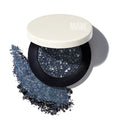 MAKE Beauty Multi-Chromatic Eye Shadow. Metal Reflecting Luminous Foil Finish Creamy, Buildable, Dimensional Long-wear, Crease-proof Powder Eyeshadow, Multichrome Shade - Spark, Navy Blue