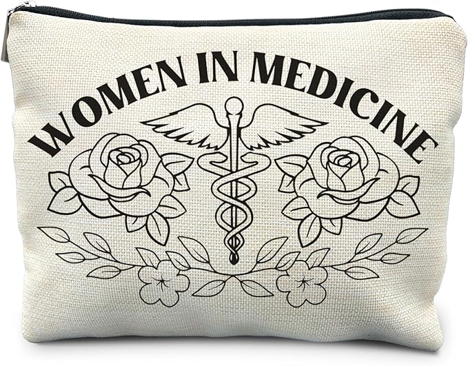 RYYCDOI pharmacist gifts for women, women in medicine makeup bag, pharmacy gifts for coworkers, pharmacy technician gifts, medicine women cosmetic bag makeup pouch