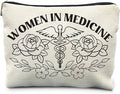 RYYCDOI pharmacist gifts for women, women in medicine makeup bag, pharmacy gifts for coworkers, pharmacy technician gifts, medicine women cosmetic bag makeup pouch