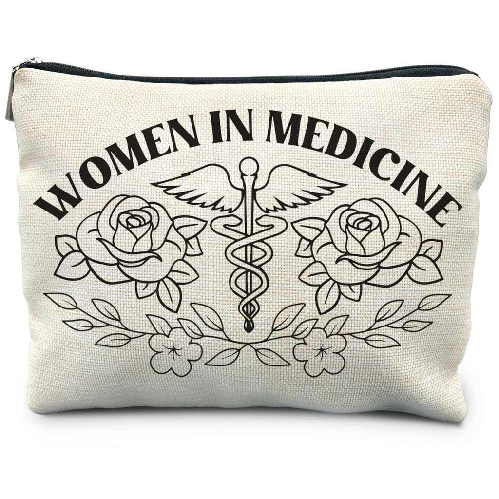 RYYCDOI pharmacist gifts for women, women in medicine makeup bag, pharmacy gifts for coworkers, pharmacy technician gifts, medicine women cosmetic bag makeup pouch