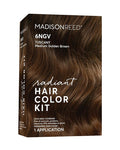 Madison Reed Radiant Hair Color Kit - 6NGV Medium Golden Brown (Tuscany Brown), Salon-Quality Permanent Hair Dye, Superior Gray Coverage & Dimensional Color | PPD-Free & Ammonia-Free, 1 Pack