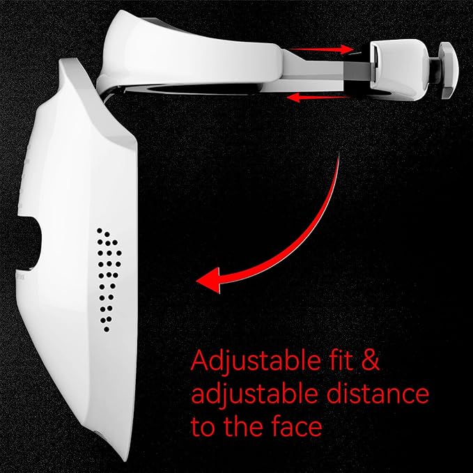 ZOVIE LED Light Therapy Mask - Flexible Silicone, Red & Near-Infrared Light for Skin Face Mask, 10 Pound (Pack of 1)