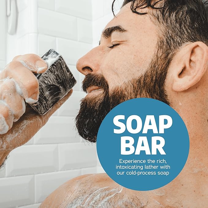Dr. Squatch Natural Men’s Bar Soap - Cold Process Body Soap Bar with Natural Oils - Gifts for Men - Coastal Mist (5 oz, 3-Pack)