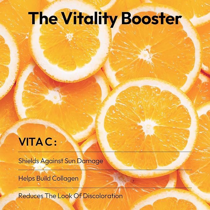 LAPCOS K Beauty Vita C Sheet - Revitalizing Vitamin C Face Mask (Pack of 5)