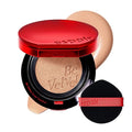 ESPOIR Be Velvet Cushion Foundation #24 Latte | Quick and Easy Coverage with Long-lasting Color by Zero Oxidation, Velvety Smooth Finish & Lightweight Formula, Vegan, Korean Makeup, 0.46 oz