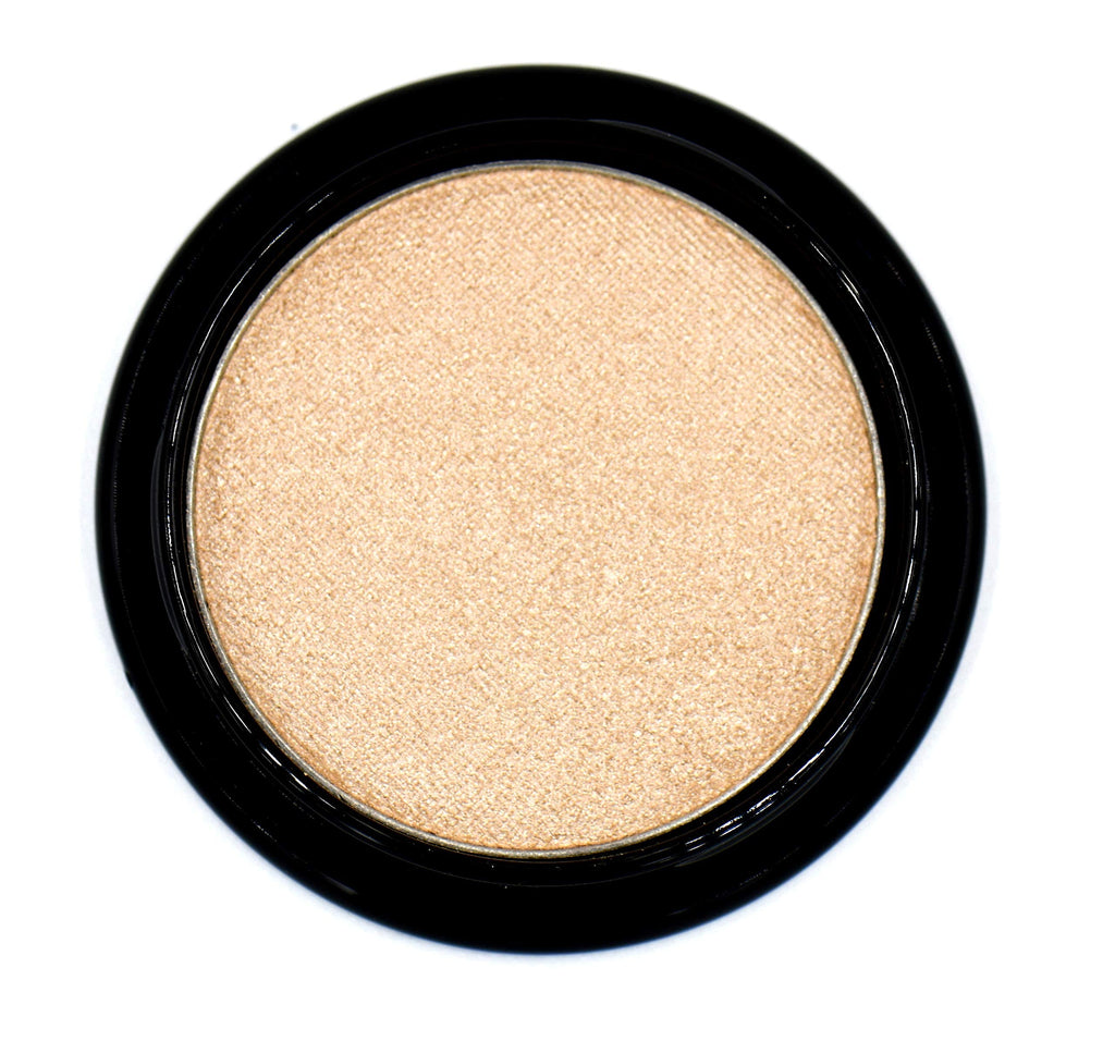 Pure Ziva Mother of Pearl Frosted White 100 Pure Ivory Nude Beige Shimmer Pressed Powder Single Vegan Eyeshadow; Talc, Paraben & Cruelty Free